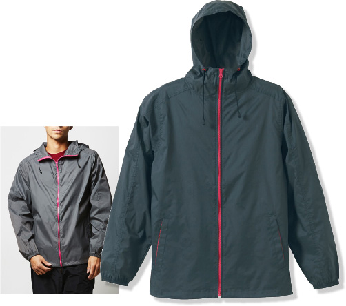 ナイロンフルジップジャケット（一重）